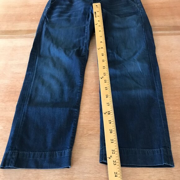 Citizens Of Humanity Cuffed Cropped Jeans Women 30 Blue Mid Rise Stretch 17966 - Picture 7 of 12